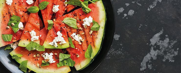 Gegrillte Wassermelone als ausgefallenes Grillrezept.