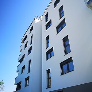 Die Baustelle des Wohnbauprojekts in der Czeikestraße 6 in Wien Favoriten.