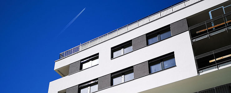 Die Baustelle des Wohnbauprojekts in der Czeikestraße 6 in Wien Favoriten.
