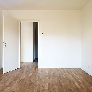 Innenansicht einer Eigentumswohnung in der Kugelmanngasse 1A.