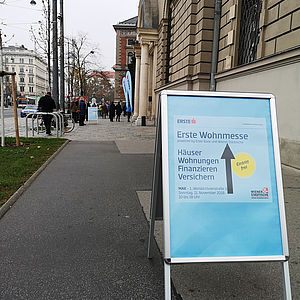 Beschilderung Erste Wohnmesse 2018