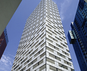 Ansicht des Delugan_Meissl Tower