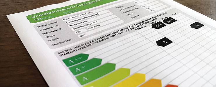 Die Kennzahlen Heizwärmebedarf und Gesamtenergieeffizienz des Energieausweises kurz erklärt.