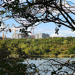 Das Mischek Wohnbauprojekt HOCHH(IN)AUS - Ein grünes Juwel am Wienerberg in der Biotope City.