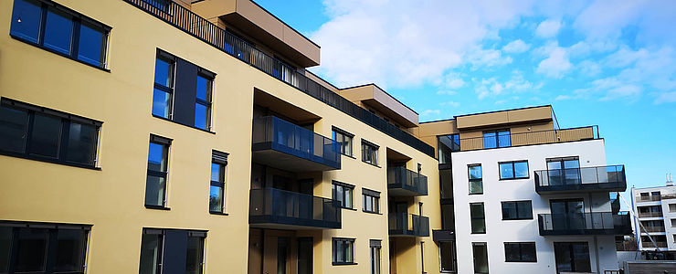 Die Baustelle in der Kugelmanngasse 1A ist in der finalen Phase.