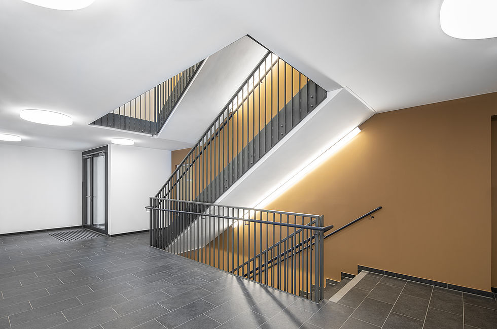 Das in der Kugelmanngasse 1A von Mischek Bauträger erbaute Wohnhaus von außen.