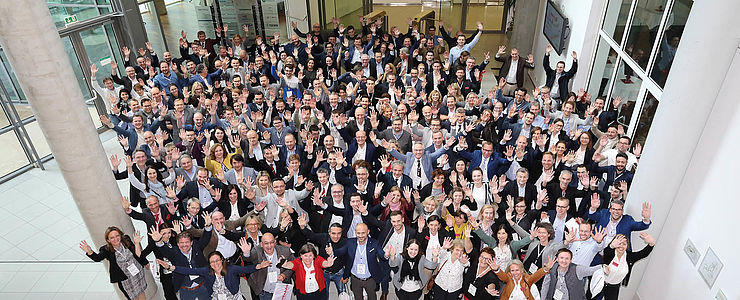 Bei der Mischek Mitarbeitertagung im Mai 2019 kamen mehr als 200 MitarbeiterInnen zusammen.