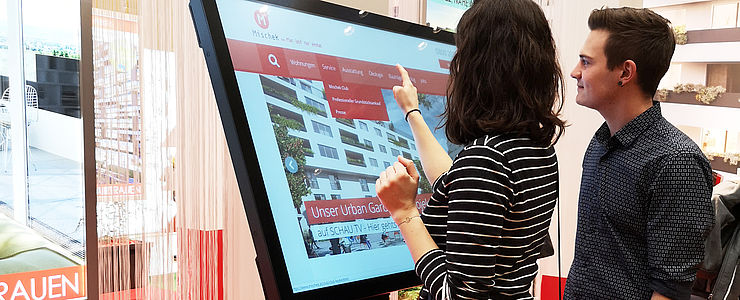 Mischek auf der Wiener Immobilienmesse 2019.