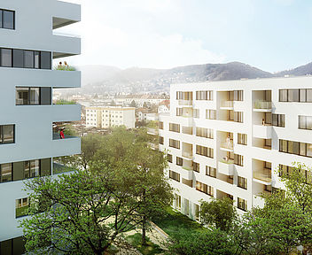 Ansicht: CAMPUS EGGENBERG: Neu - Wegweisend - Zukunftsträchtig