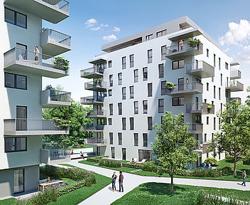 Ansicht: Wohnen am Helmut-Zilk-Park