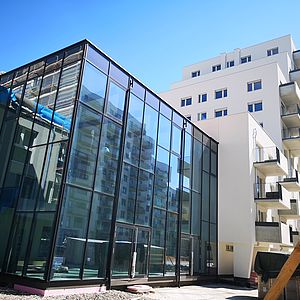 Der Baufortschritt des Wohnbauprojekte Mischek's Orangerie.