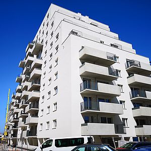 Der Baufortschritt des Wohnbauprojekte Mischek's Orangerie.