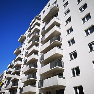 Der Baufortschritt des Wohnbauprojekte Mischek's Orangerie.