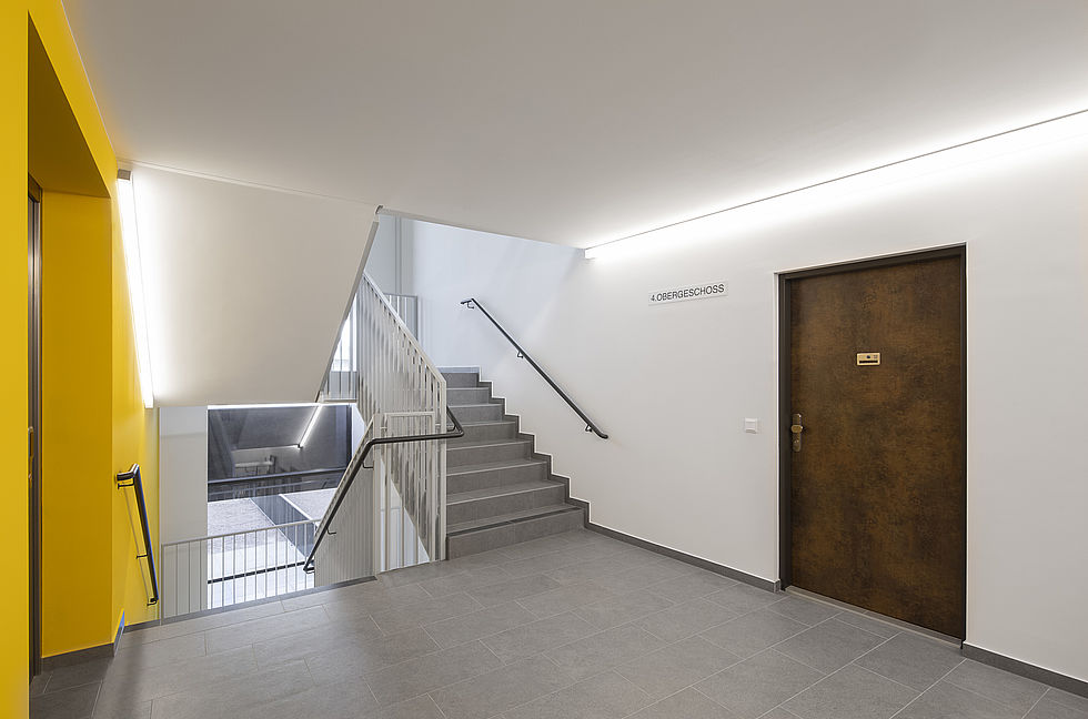 Das Wohnhaus in der Carlbergergasse 97 in Wien 23, Liesing.